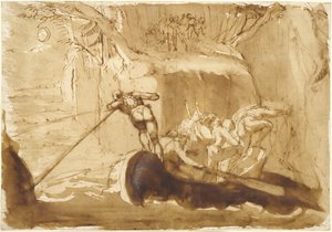 ルトリに到着した南軍 作： Johann Heinrich Füssli